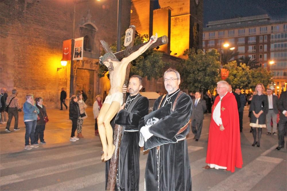 Procesión conjunta del Grao: hermandades de la Flagelación y Cristo de la Palma