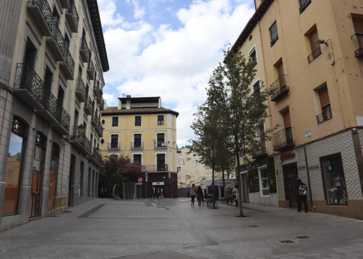Viviendas en el centro de Huesca.