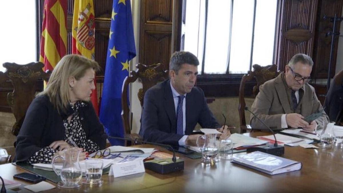 Mazón preside el Pleno del Consell para aprobar los Presupuestos de la Comunidad Valenciana
