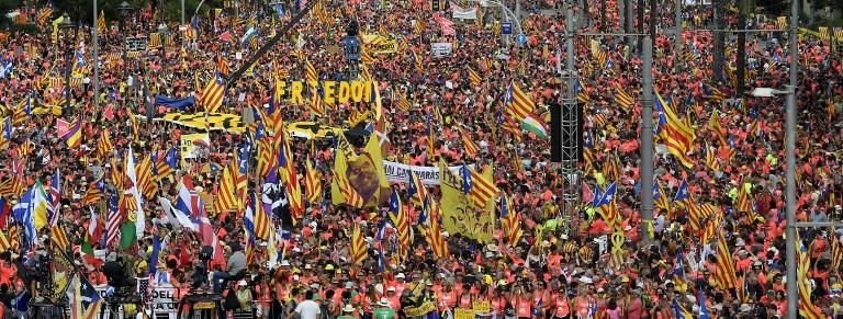 La Diada de Cataluña, en imágenes