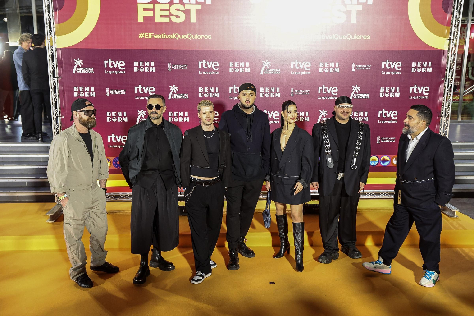 Alfombra naranja Benidorm Fest