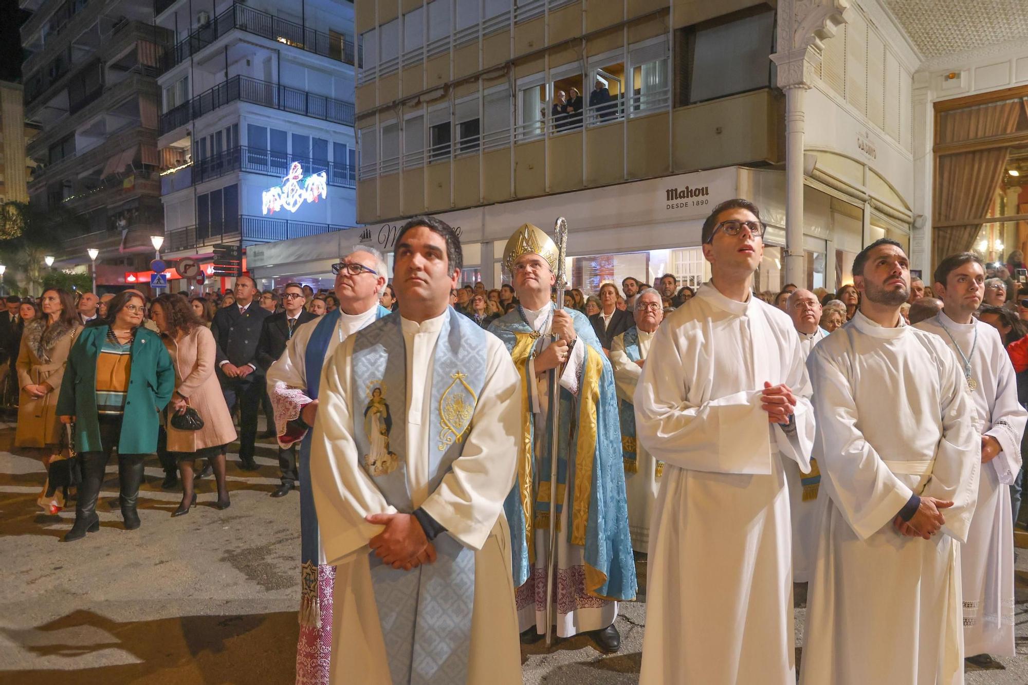 Misa y procesión de la festividad de la Purísima 2023 en Torrevieja