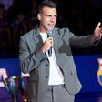 Sergio Lozano, el día de la retirada de su camiseta