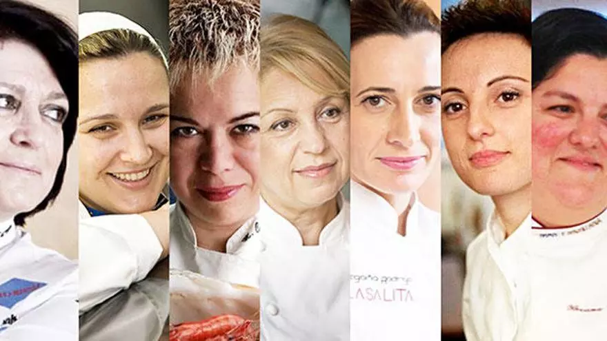 Mujeres al frente de fogones