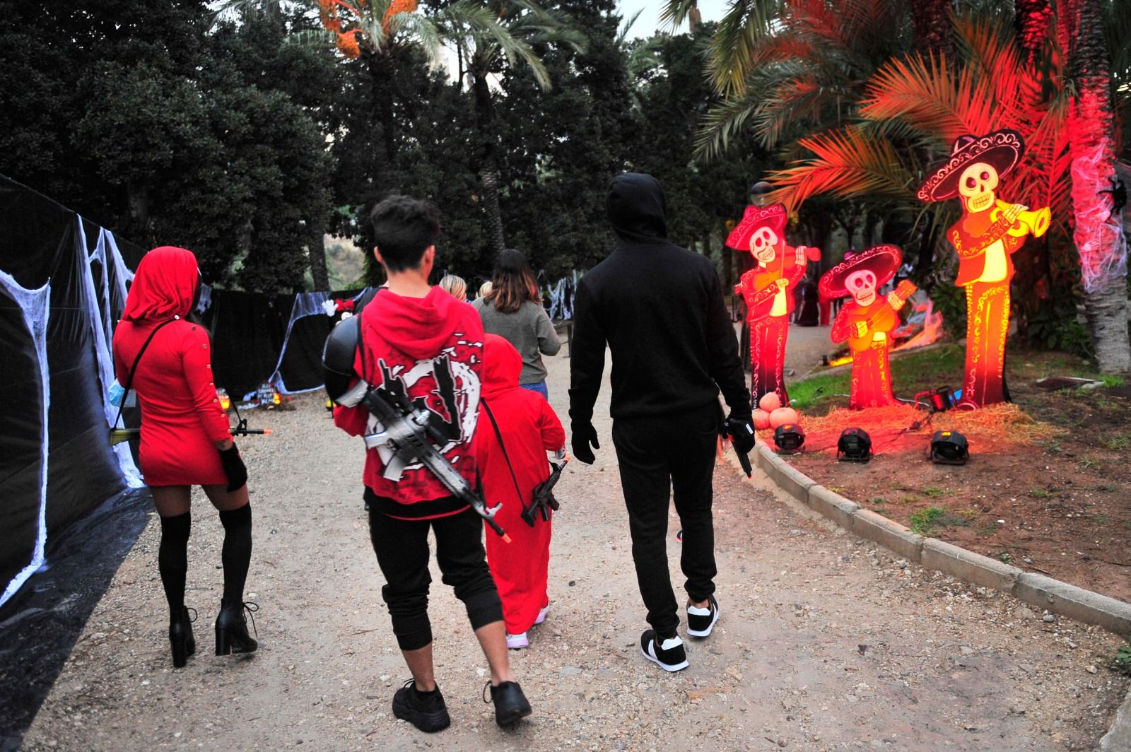 Así es el castillo encantado en Elche por Halloween