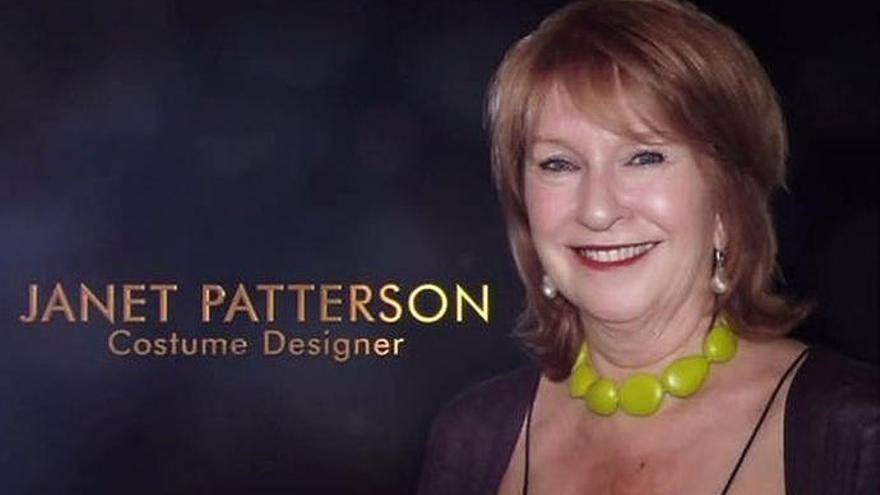 La Academia erró con la foto de la diseñadora Janet Patterson.