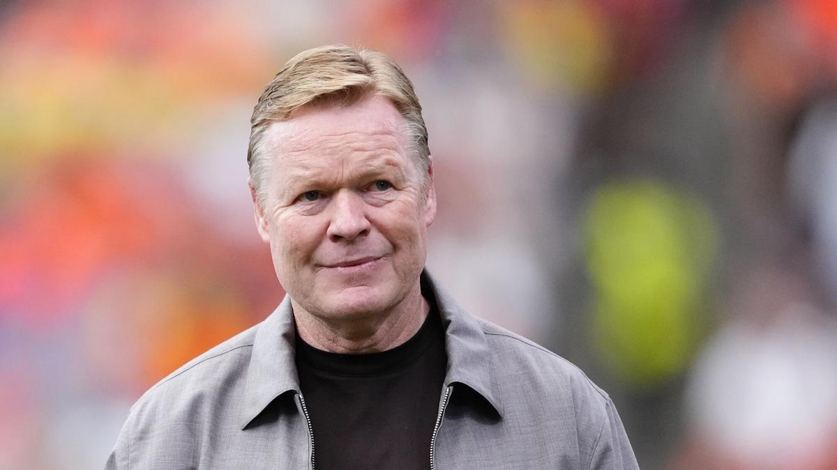 Ronald Koeman, ya exseleccionador de Países Bajos.