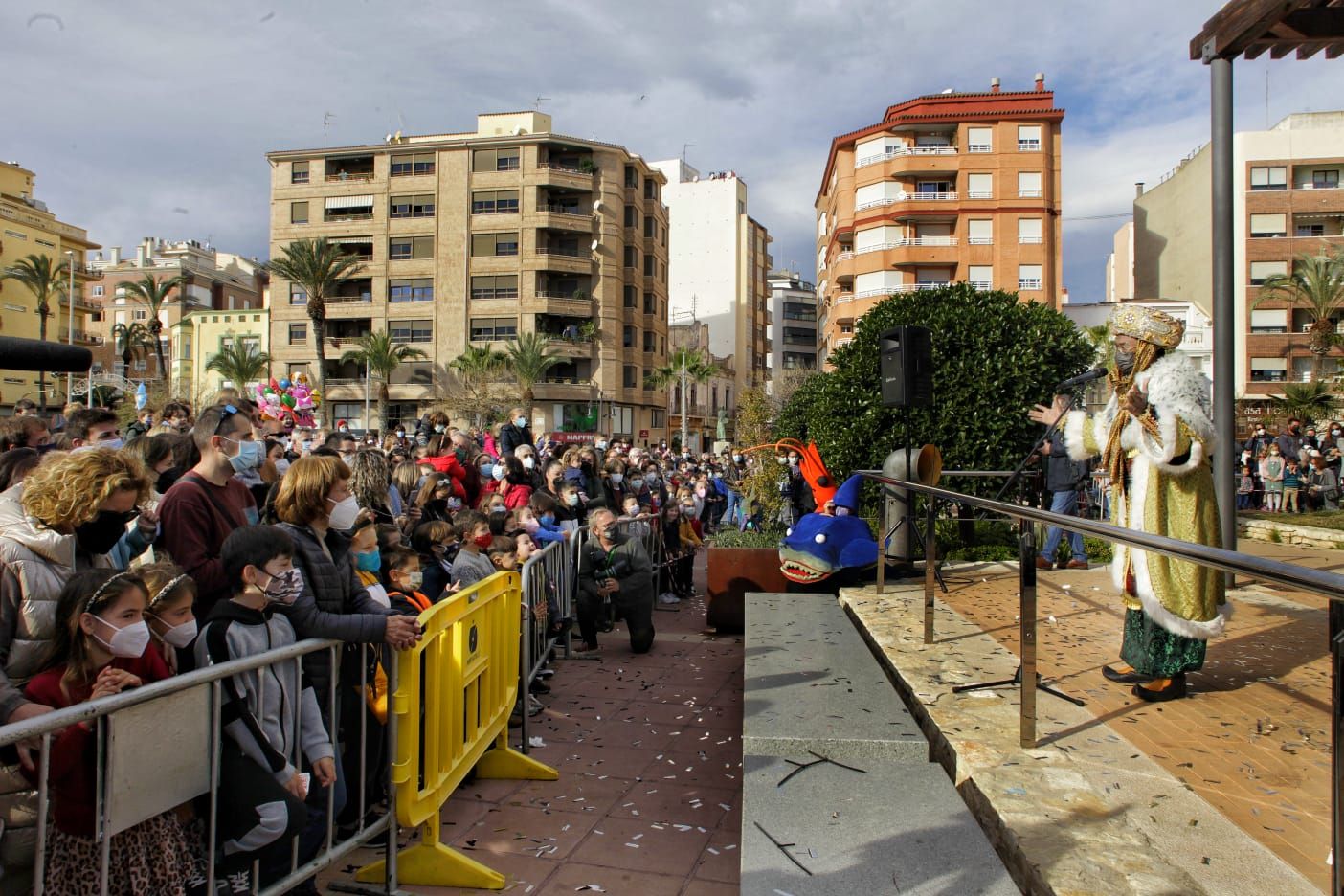 Llegada de los Reyes al puerto de Castelló