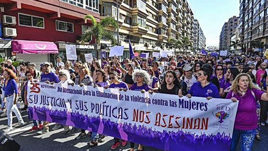 La manifestación del pasado 25 de noviembre de 2018 en la capital.