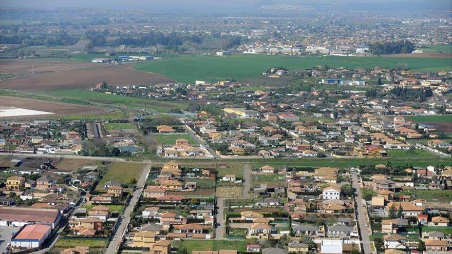 Vista aérea de parcelaciones en Córdoba.