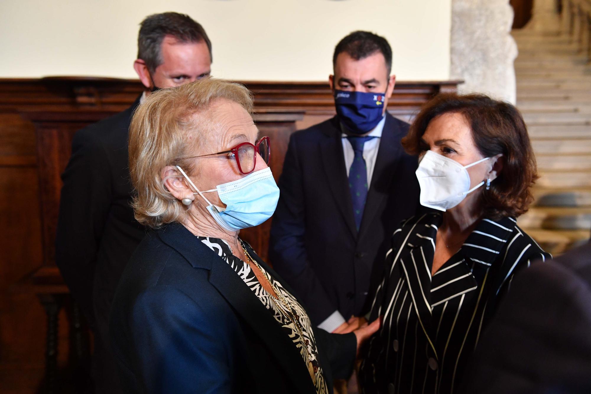 Acto oficial de la apertura de las jardines del pazo de Meirás