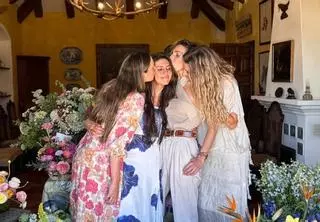 Las hijas de Bertín Osborne se reúnen en el día más especial de su hermana pequeña