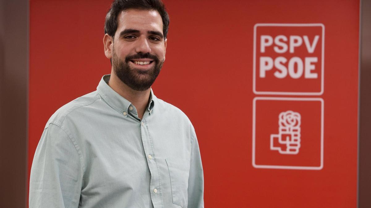 Víctor Camino, secretario general de las Juventudes Socialistas de España.