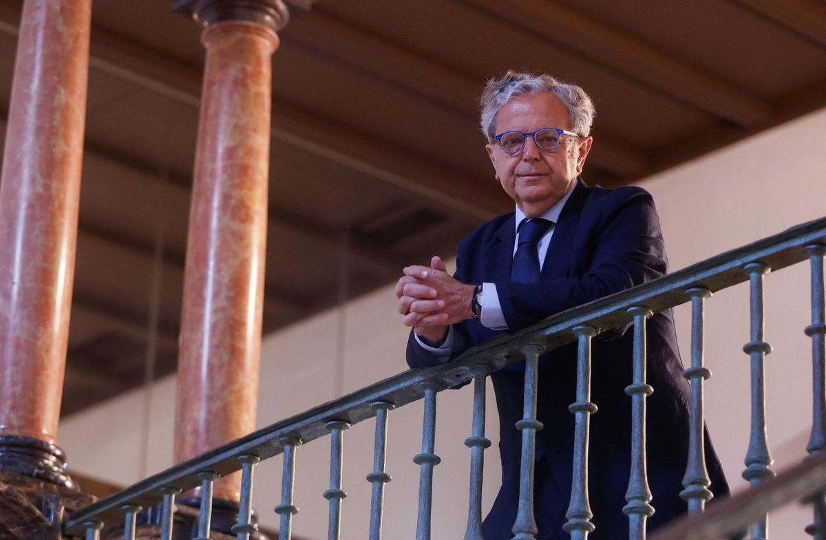 El presidente de la Diputación de Córdoba, Salvador Fuentes, en la entrevista con Diario CÓRDOBA. | MANUEL MURILLO