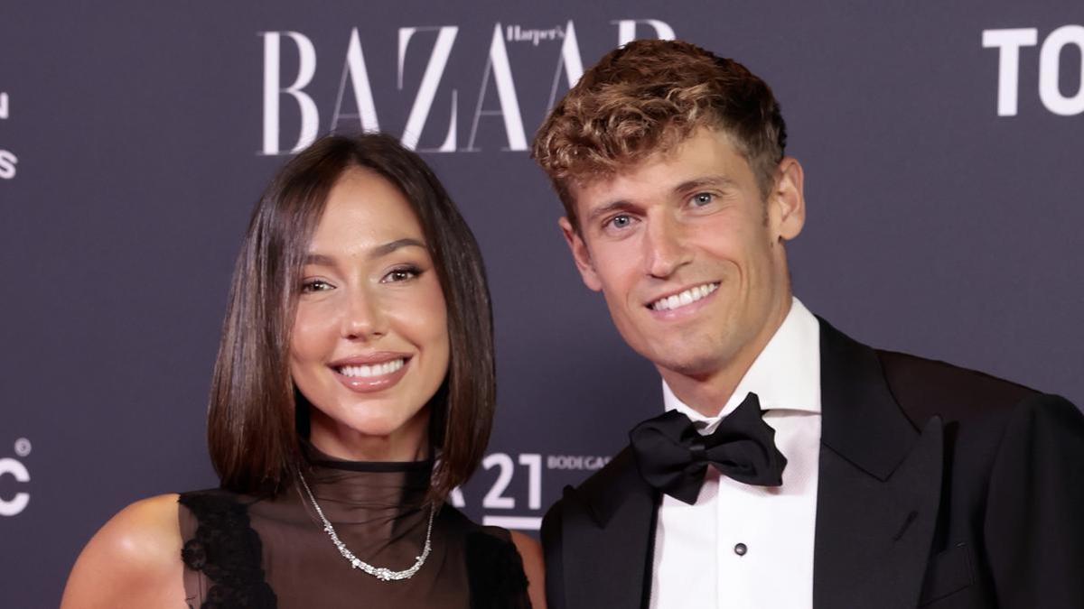 Marcos Llorente y Paddy Noarbe visitan con su hija el Metropolitano