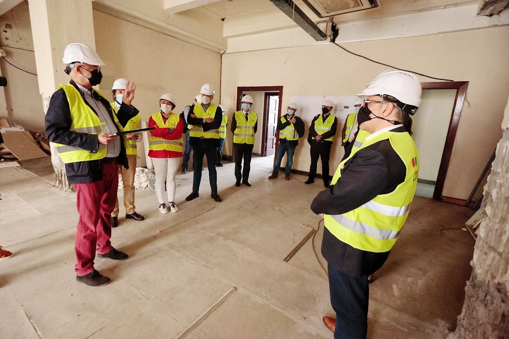 Visita al nuevo edificio de ampliación del Parlamento