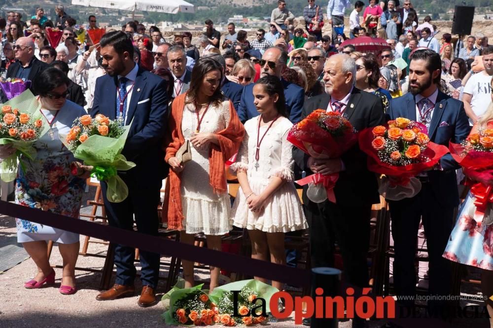 Ofrenda de flores en Caravaca