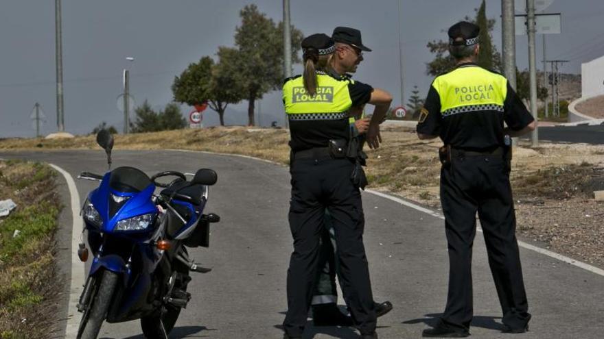 Agentes de la Policía Local de Elche.