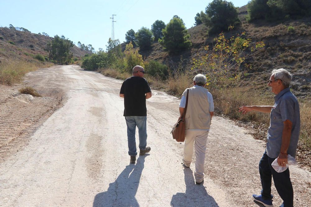 La asociación de vecinos del Palo critica el preocupante estado de abandono del puente del Arroyo del Judío, el arco del Camino de Vélez y la anexa casa de postas, elementos protegidos de finales del