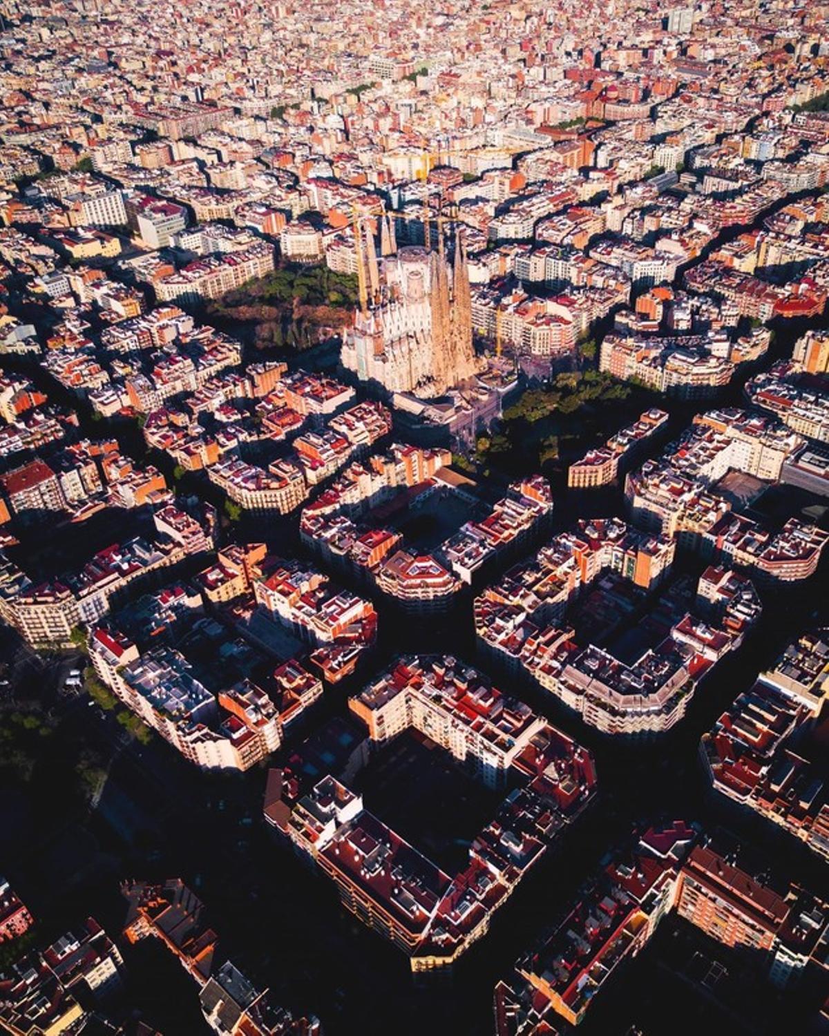 El Eixample de la Sagrada Família.