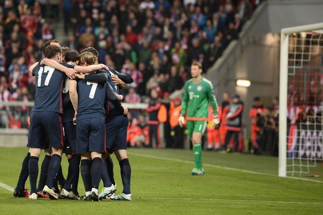 Las imágenes del Bayern Munich, 2 - Atlético de Madrid, 1