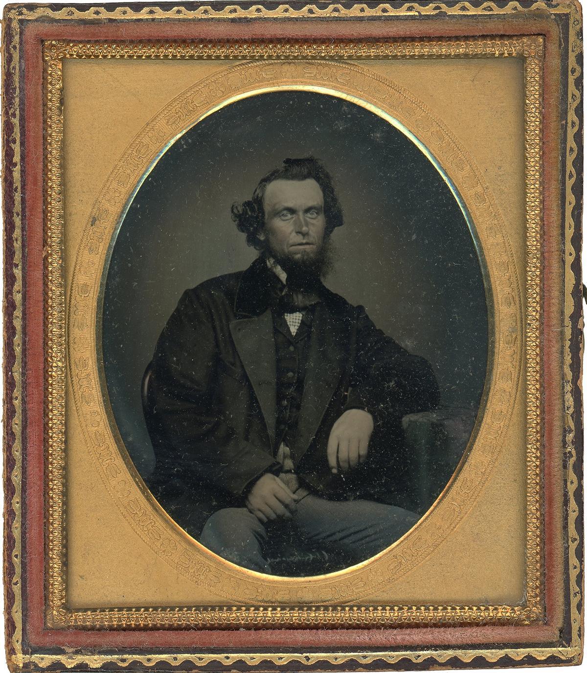 Ambrotipo cloreado a mano (circa 1860) y adquirido en uno de los stands de la pasada feria de IFEPA.