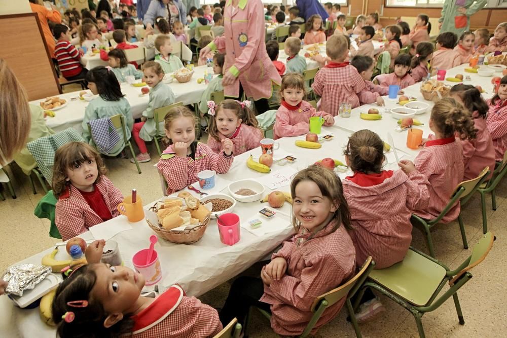 Desayuno saludable en el Colegio Nicanor Piñole