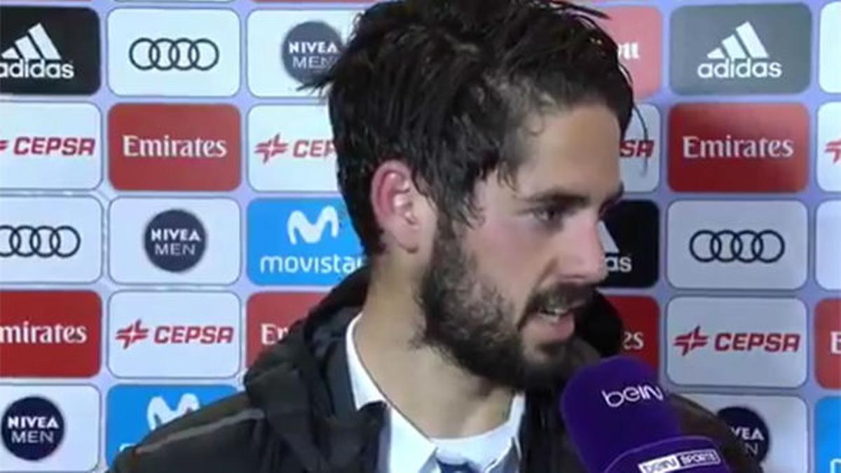 Isco habla de su futuro en el Madrid