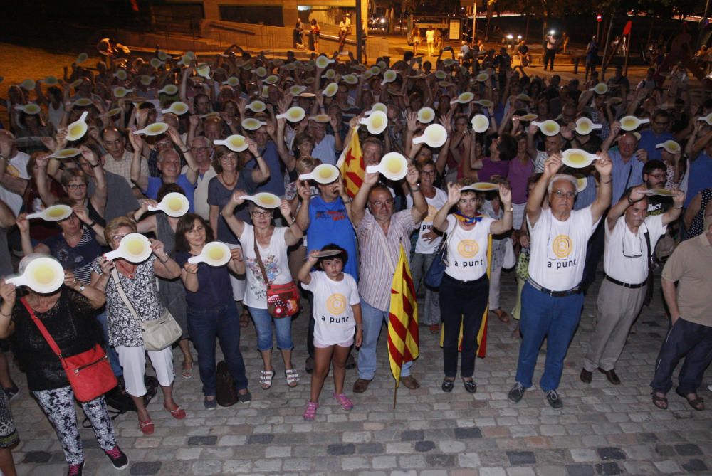 Assaig de la Diada a Girona