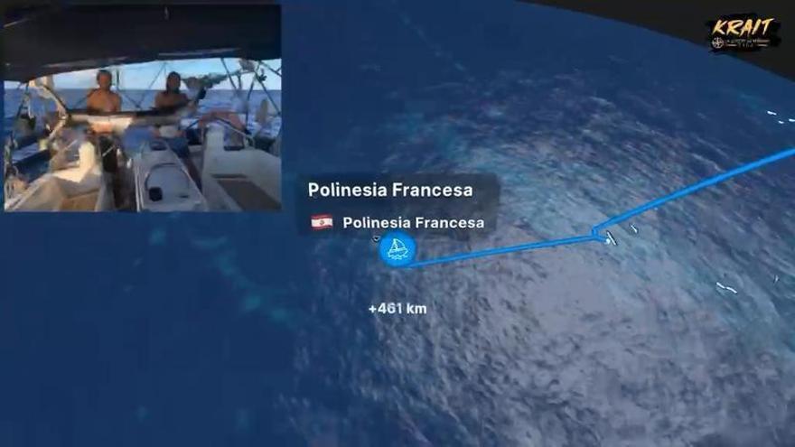 El periplo mundial en un velero de dos alicantinos