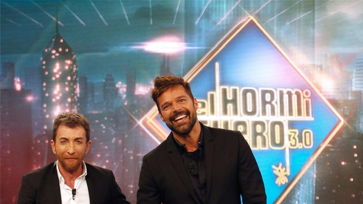 Ricky Martin y Pablo Motos en el programa 'El Hormiguero'