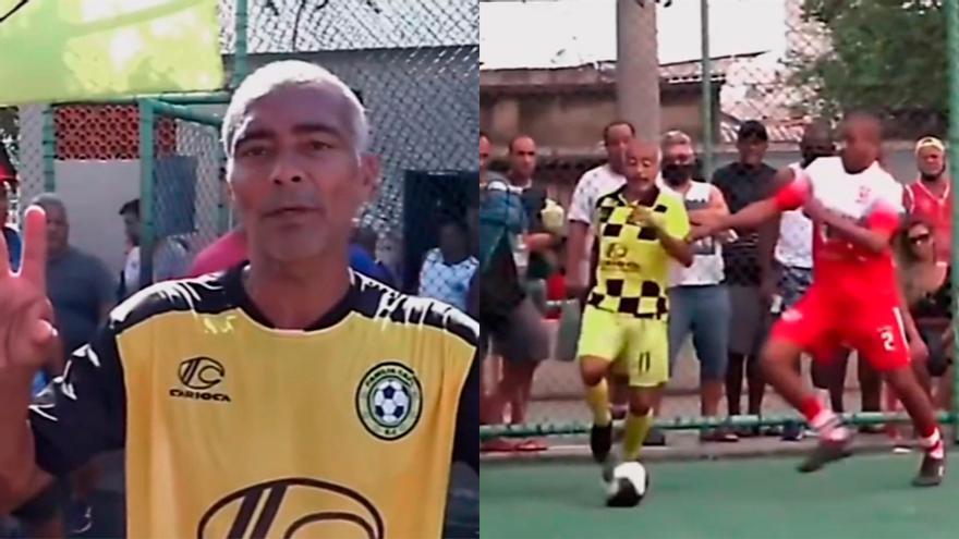 Romario sigue haciendo de las suyas a sus 57 años. ¡Qué barbaridad!