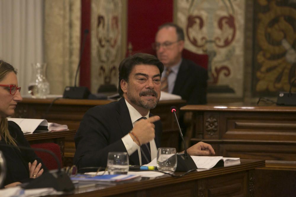 Pleno del Ayuntamiento de Alicante