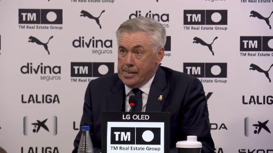 Ancelotti en Mestalla