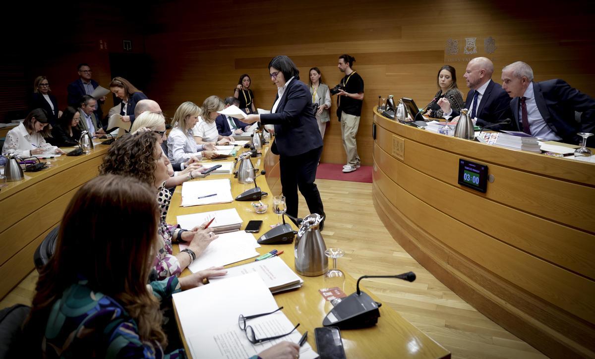 Debate de la Comisión de Hacienda, este miércoles.