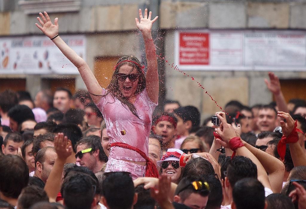 Vino en San Fermín
