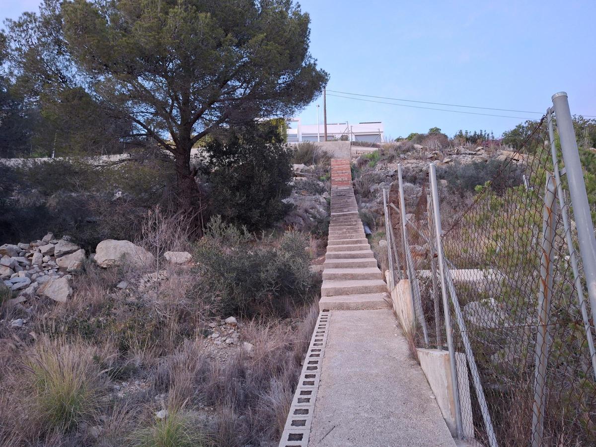 Las empinadísimas escaleras