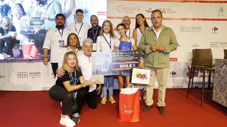 Un arroz de pulpo de una joven de Torrevieja se proclama Mejor Arroz Infantil del Mediterráneo en Alicante Gastronómica