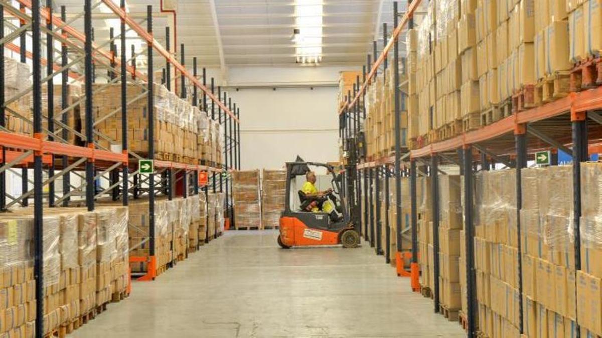 Centro logístico del Programa Mundial de Alimentos en el Puerto de Las Palmas.