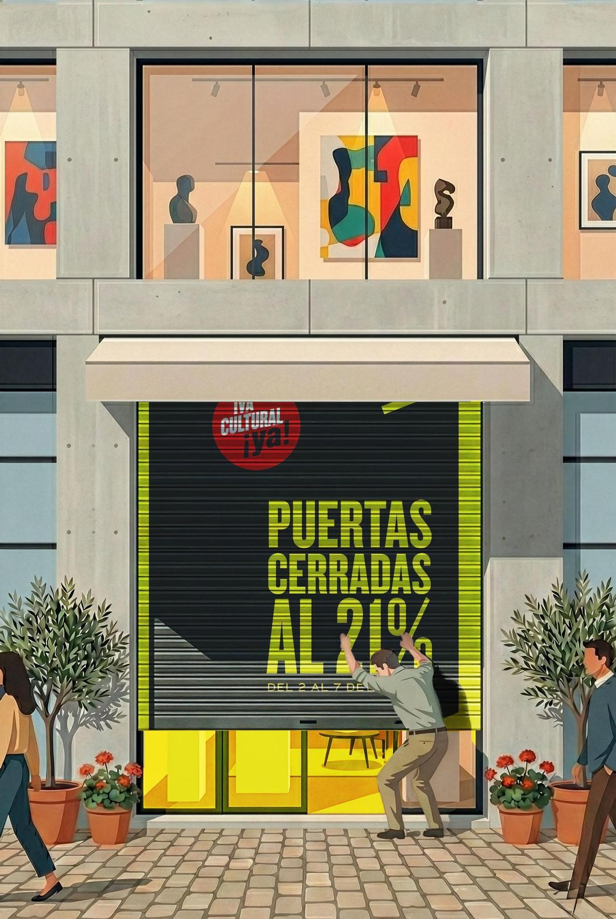 Las galerías cerrarán del 2 al 7 de febrero