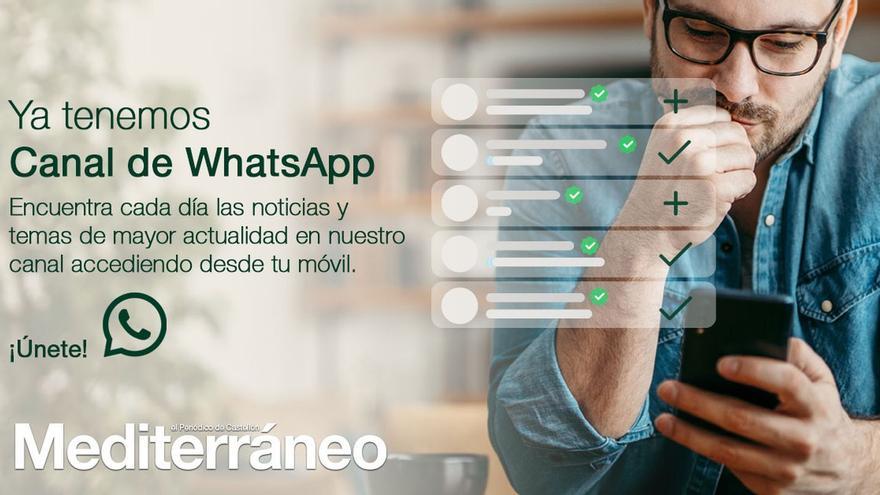 La mejor información en tu móvil: Mediterráneo lanza su nuevo canal de WhatsApp