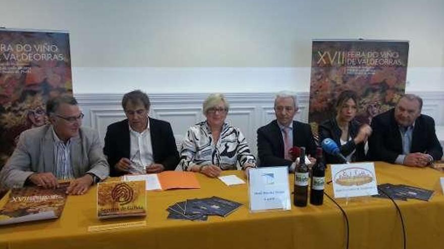 Presentación, ayer, de la XVII Feira do Viño en Lugo.