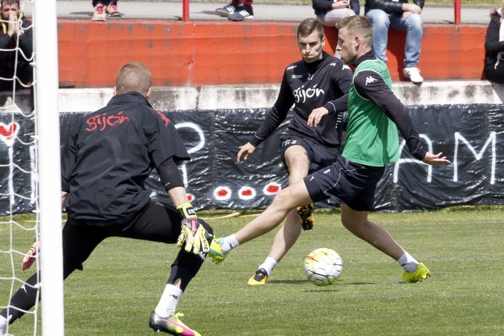 Entrenamiento del Sporting