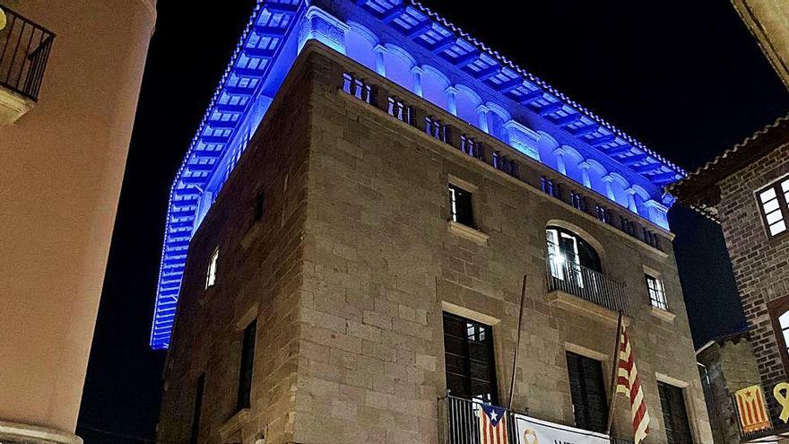 L&#039;Ajuntament de Solsona es tenyeix de blau pel Dia Universal de la Infància