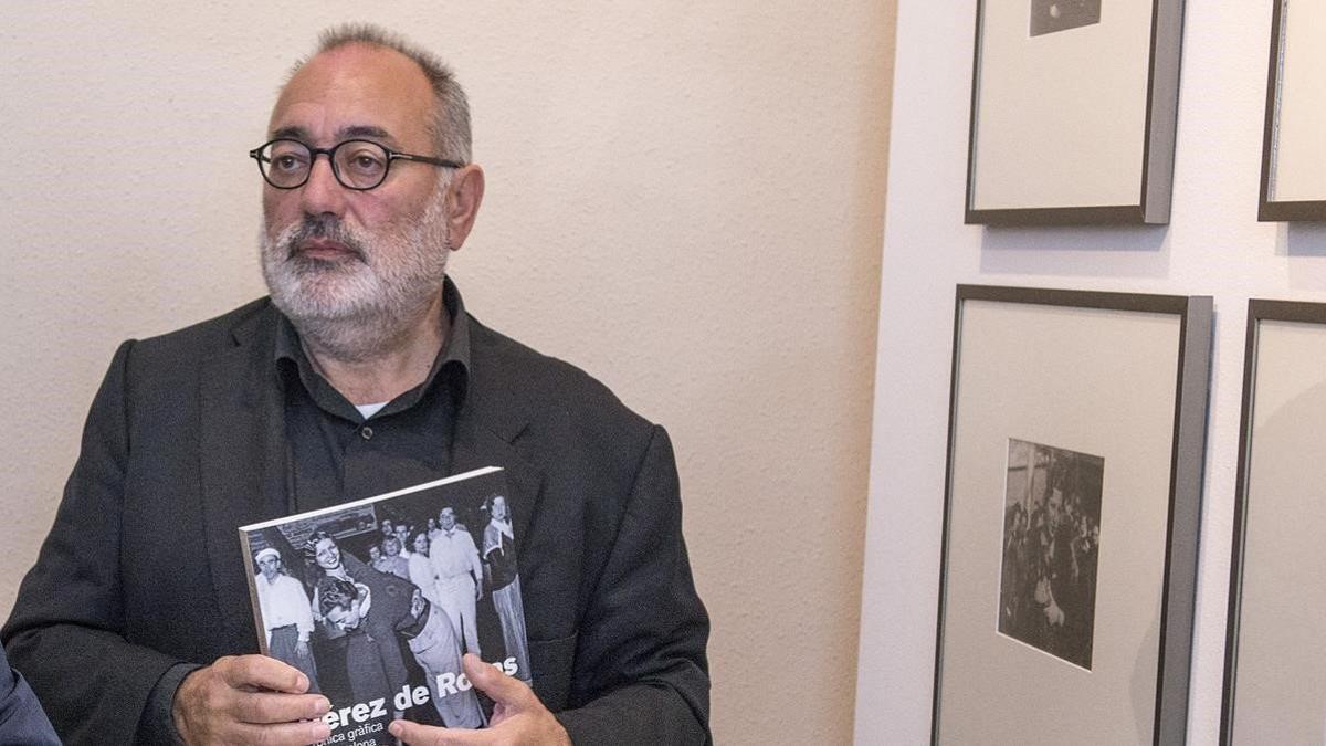 Carlos Pérez de Rozas, en la inauguración de la exposición 'Pérez de Rozas' en el Arxiu Fotogràfic de Barcelona, en noviembre del 2015.