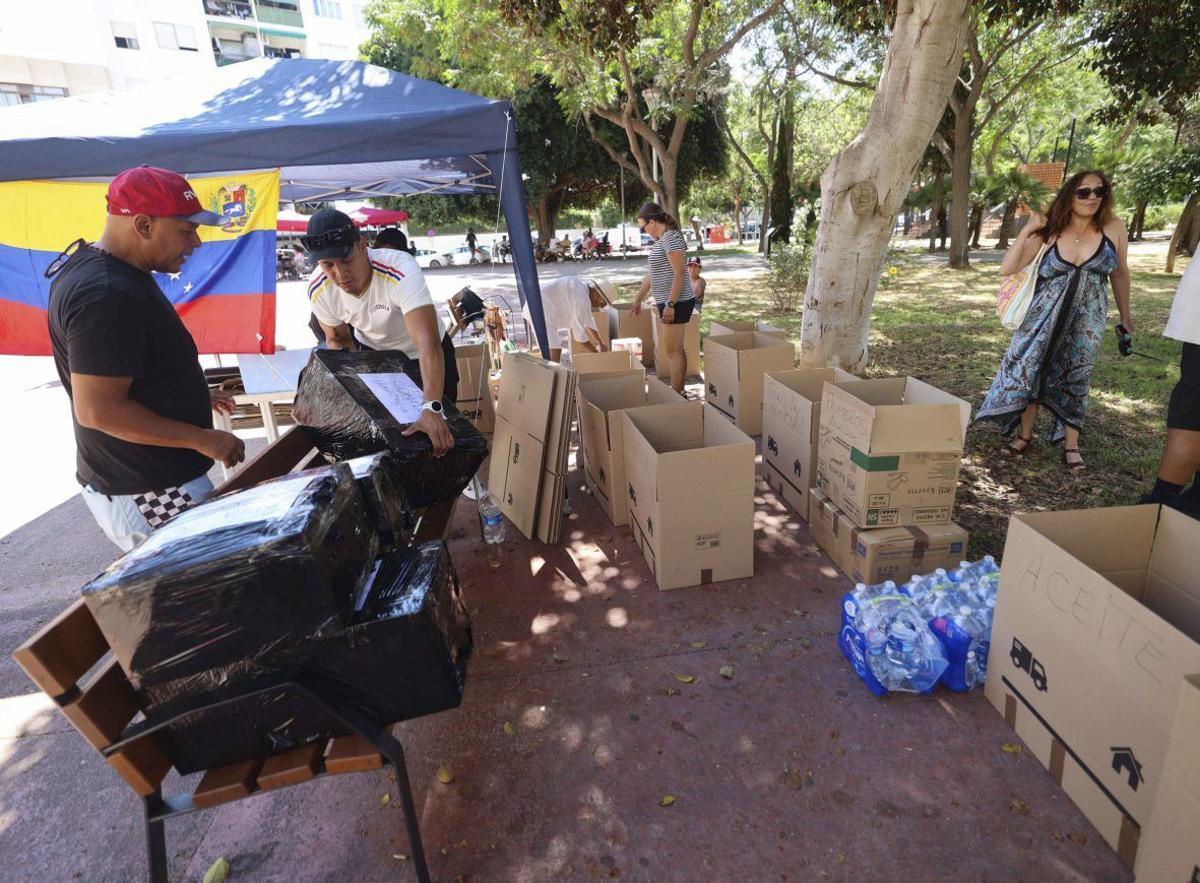 Última recogida solidaria por Venezuela