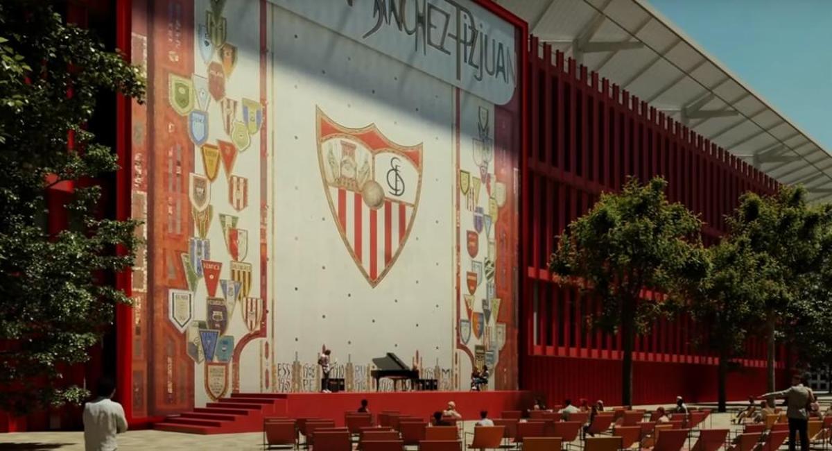 Recreación del futuro estadio del Sevilla FC, el nuevo Ramón Sánchez-Pizjuán
