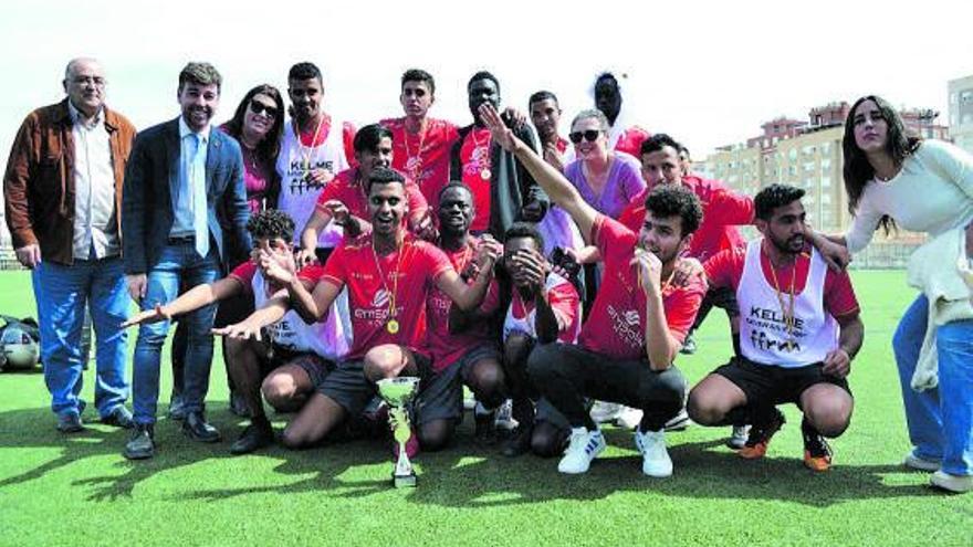 El equipo de Cáritas, campeón del Torneo en Red