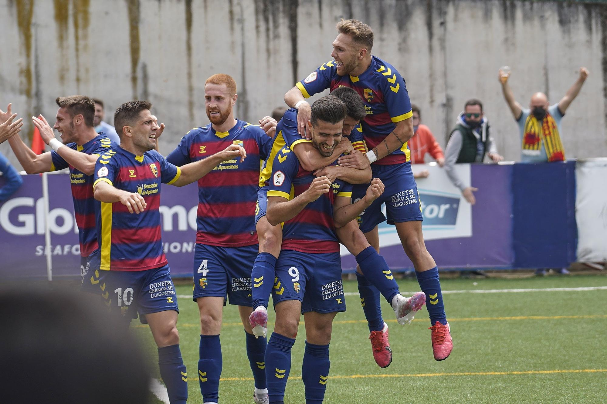 El Llagostera és de Primera RFEF (3-3)