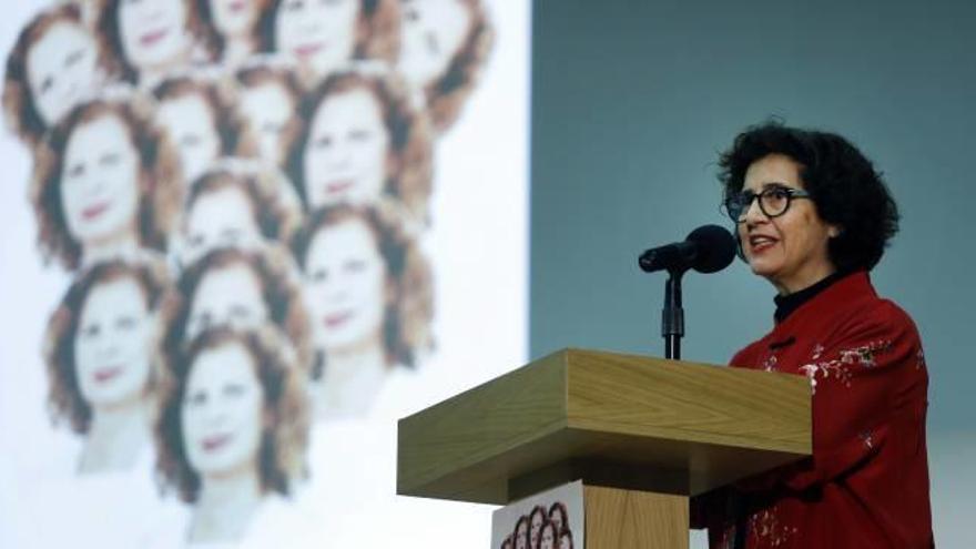 Tita Alborch, hermana de la exministra, clausuró el homenaje que organizó el Cercle Feminista.